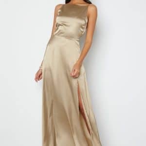 Bubbleroom Occasion Laylani Satin Gown Gold 34