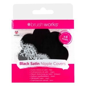 Brushworks Brushworks Accessories Black Satin Nipple Covers