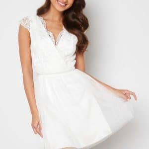 Moments New York Prudence Mesh Dress White 40
