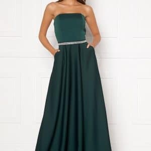 Moments New York Victoria Satin Gown Emerald green 42