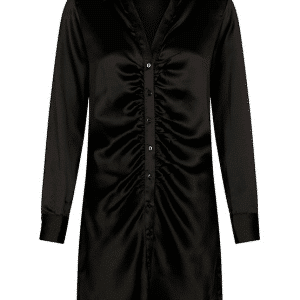 Ridley Satin Dress i Black