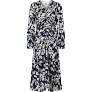 Jess graphic botanic dress - Lavender - XL