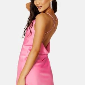 ONLY Primrose Satin Strap Dress Sachet Pink L