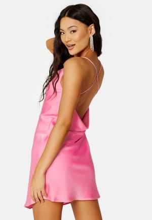 ONLY Primrose Satin Strap Dress Sachet Pink M