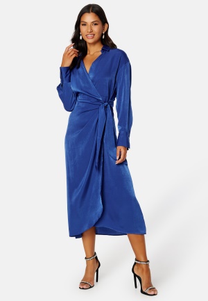 ONLY Mille L/S Midi Dress Sodalite Blue L