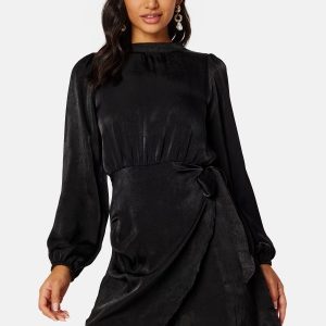ONLY Mille L/S Wrap Dress Black XL