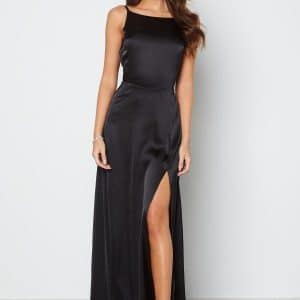 Bubbleroom Occasion Laylani Satin Gown Black 36
