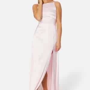 Bubbleroom Occasion Laylani Satin Gown Powder pink 44