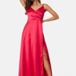 Bubbleroom Occasion Satin Gown Red 34