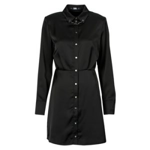 Korte kjoler Karl Lagerfeld karl charm satin shirt dress