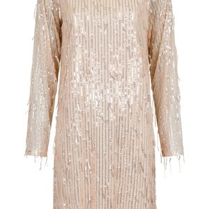 Neo Noir - Kjole - Maline Sequins Dress - Rose Gold