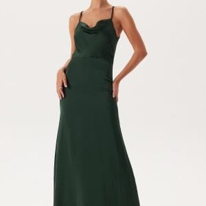 Bubbleroom Occasion Waterfall Mermaid Gown Dark green 34