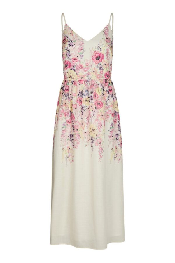 Neo Noir - Kjole - Sanni Flower Print Dress - Ivory