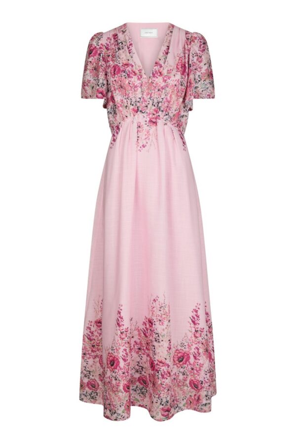 Neo Noir - Kjole - Serna Flower Print Dress - Light Pink