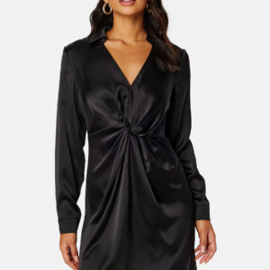Sateen Knot Short Dress