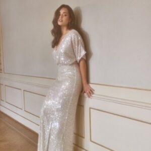 Sequin S/S Gown