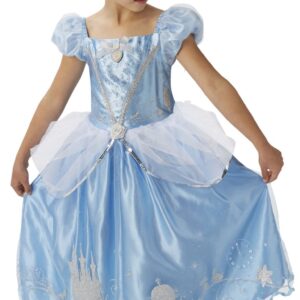Disney Prinsesse Askepot Deluxe Kjole Udklædningstøj (3-9 år)