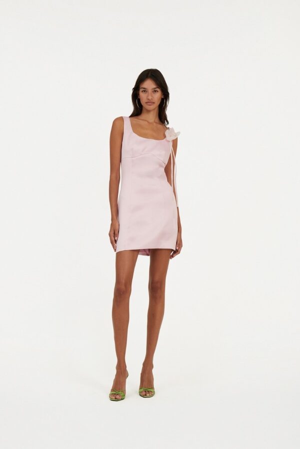 Satin Flower Dress