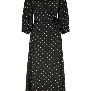 Neo Noir - Kjole - Malinga Dot Dress - Black (Levering midt oktober)