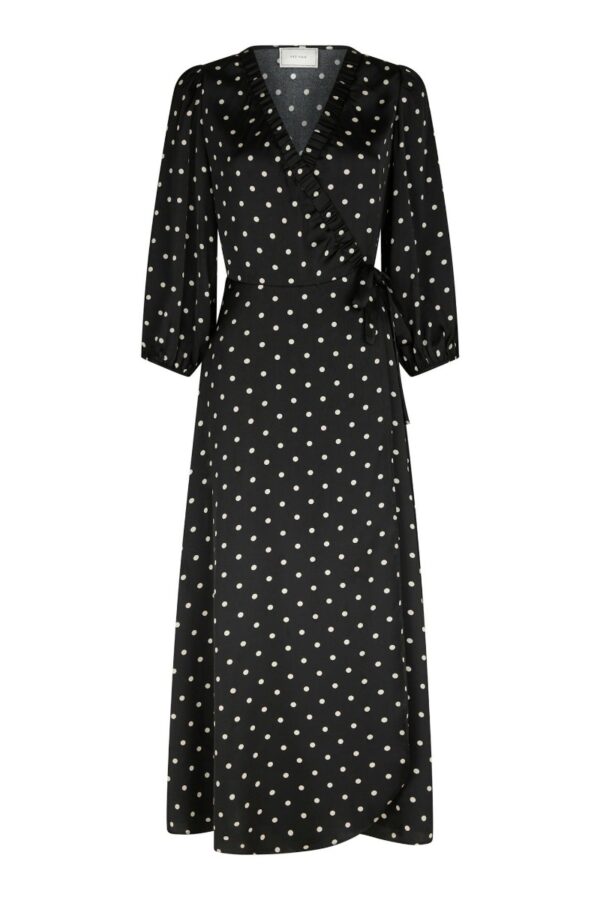 Neo Noir - Kjole - Malinga Dot Dress - Black (Levering midt oktober)