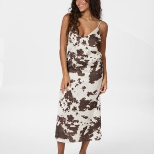 Kamran Cow Print Dress