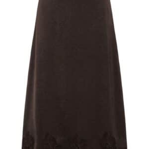 A-View - Nederdel - Sinda Lace Skirt - Dark Brown
