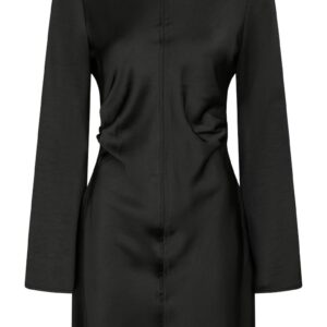 Neo Noir - Kjole - Jumari Heavy Sateen Dress - Black