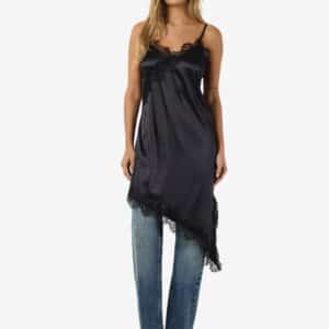 Nmsofie S/L Satin Lace Dress