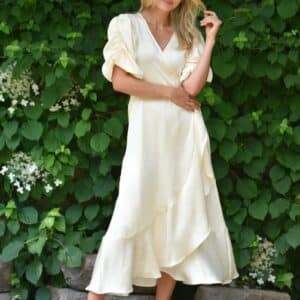 A-View - Kjole - Sinda Dress - Pale Yellow (Levering slut januar)
