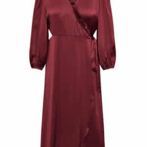 A-View - Kjole - Peony 3/4 Sleeve Dress - Bordeaux