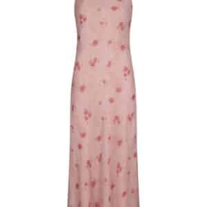 Neo Noir - Kjole - Fiona Blurred Flower Halter Neck - Dress Light pink