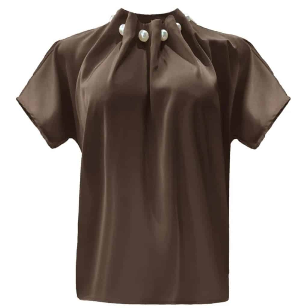 LIBERTE dame bluse PIP - Brown