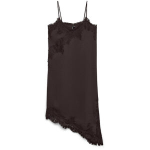 VERO MODA dame kjole VMNOVI - Chicory Coffee Dtm lace
