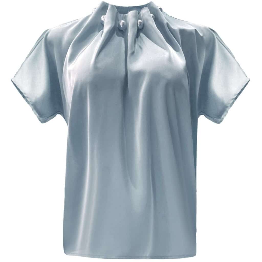 LIBERTE dame bluse PIP - DUSTY LIGHT BLUE