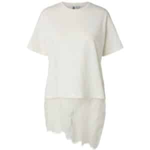 PIECES dame t-shirt PCMAVE - Cloud Dancer